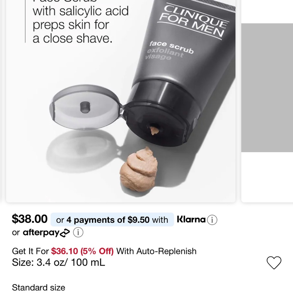 【Brand New】Clinique For Men Face Scrub Exfoliant 100ml - Picture 7 of 11